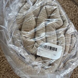 Organic Cotton Airy Gauze Duvet Cover Set Dune Full Queen